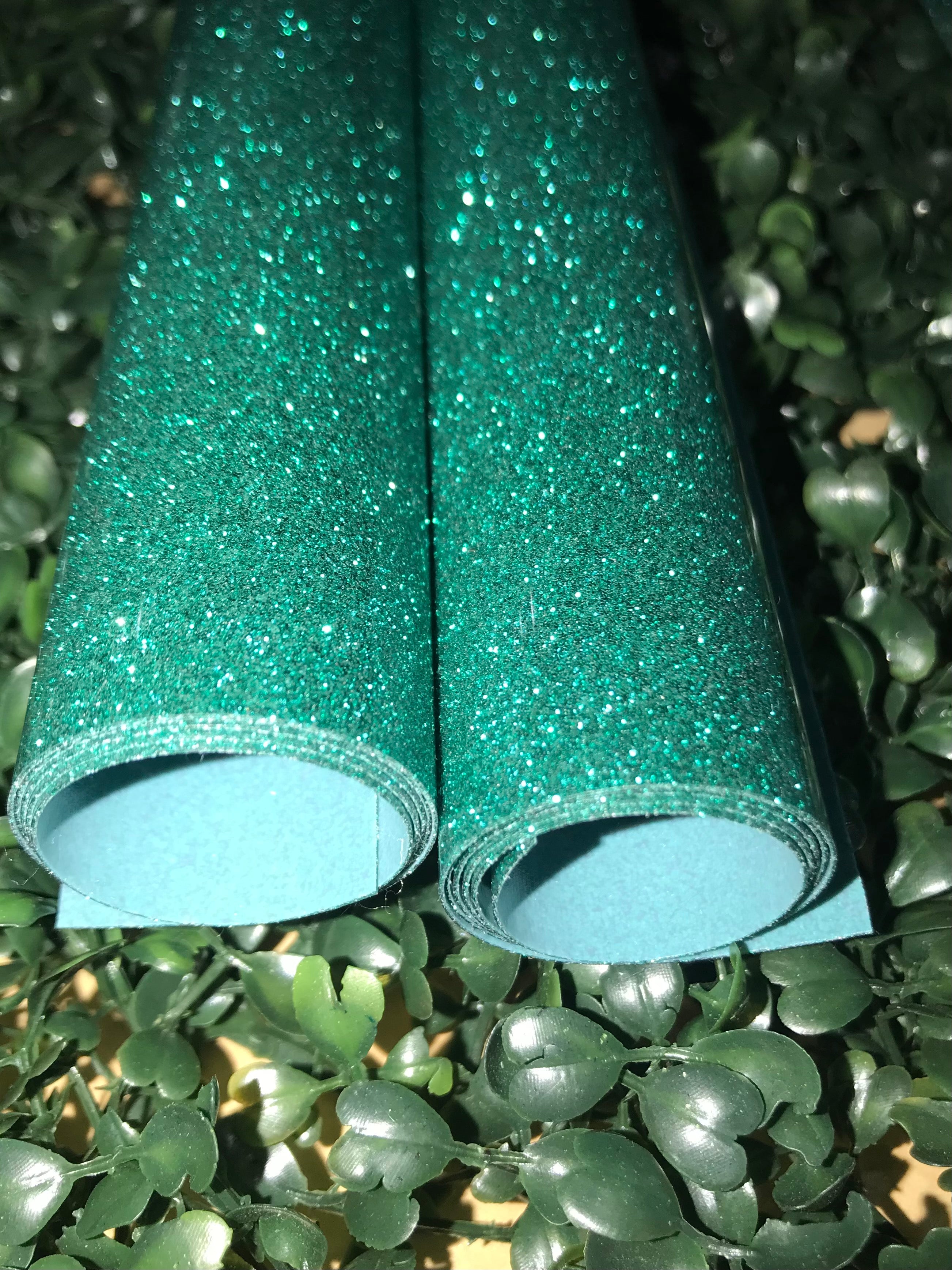 Glitter Emerald green HTV