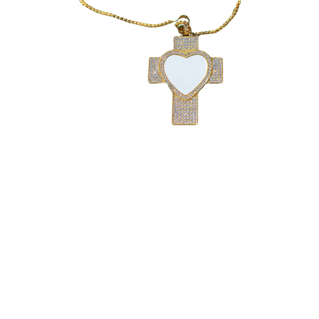 Sublimation Cross Necklace