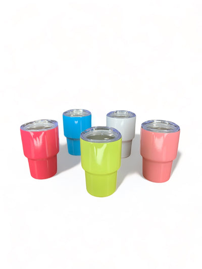 Mini 2oz Shot Sublimation Tumblers for(Sublimation and Adhesive )