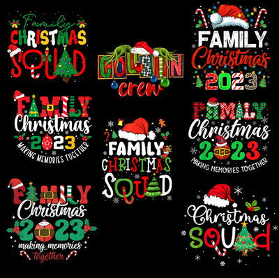 Pre-Order - Family Christmas DTFs (1-2 Day Turn Around)
