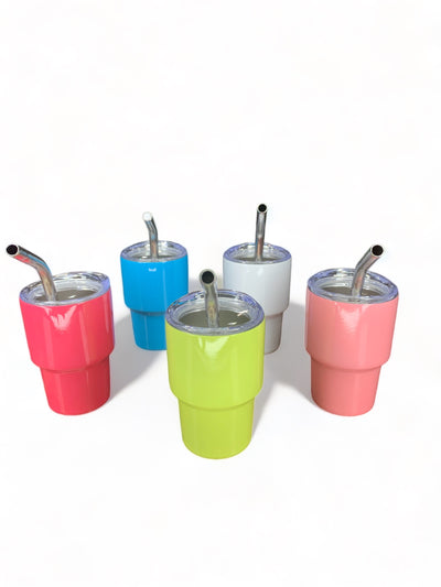 Mini 2oz Shot Sublimation Tumblers for(Sublimation and Adhesive )