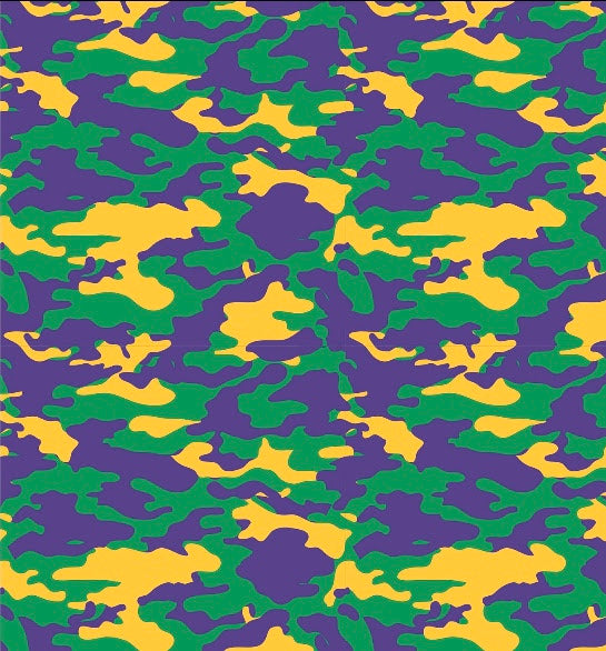 HTV Carnival Camouflage 12”x19.5” - Custom Vinyl Sheets