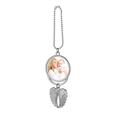 (Sublimation) Angel Wings Car Ornament