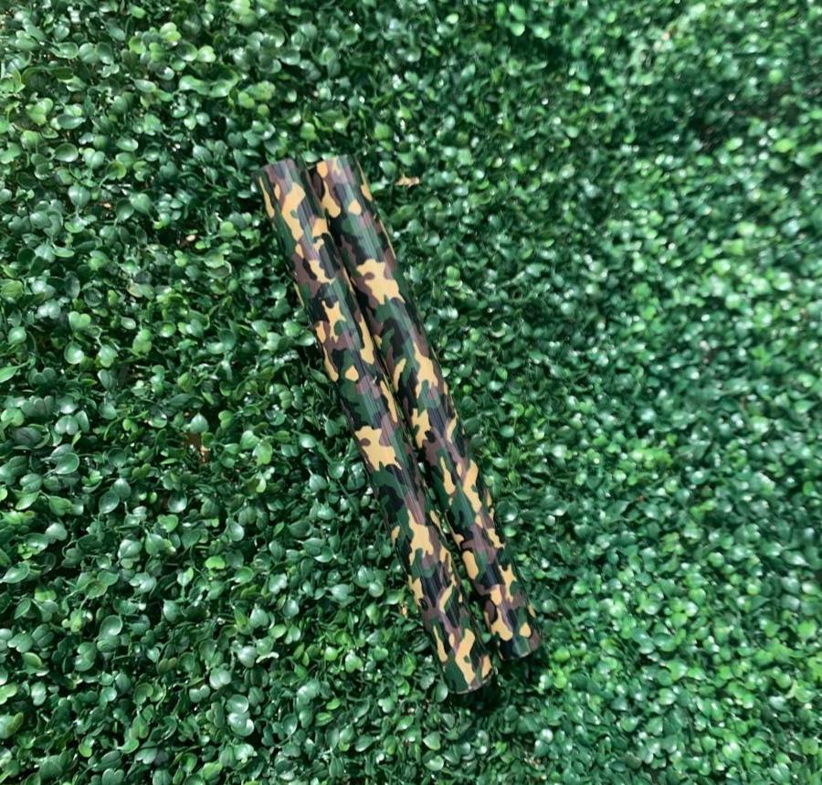 Green Camouflage Soft Metallic - HEAT TRANSFER VINYL(HOVSM-101)