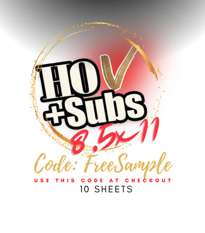 Sublimation Paper (Packs of 100) - HOV+Sub