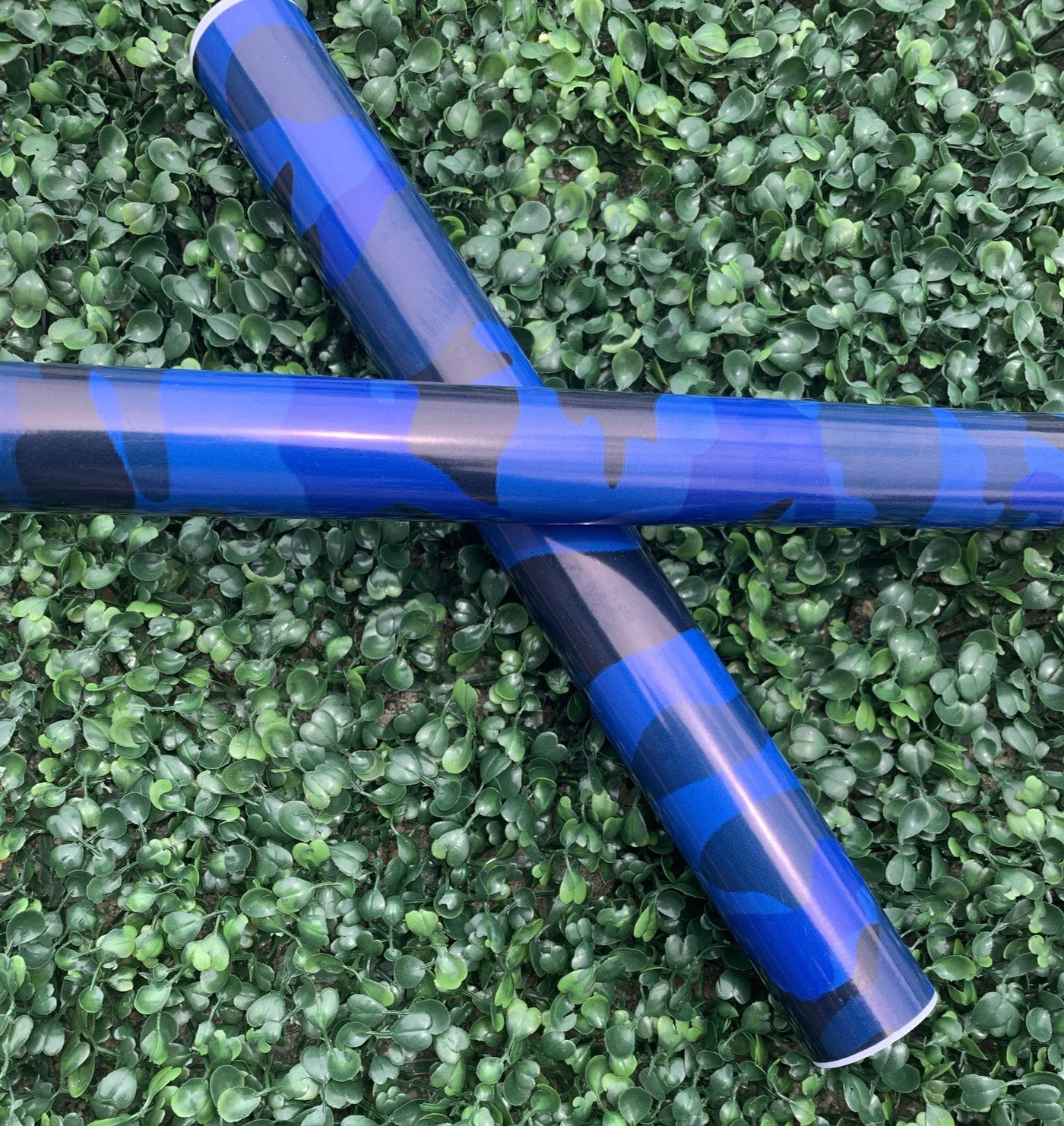 Blue Camouflage 12”x19.5” - Custom Vinyl Sheets