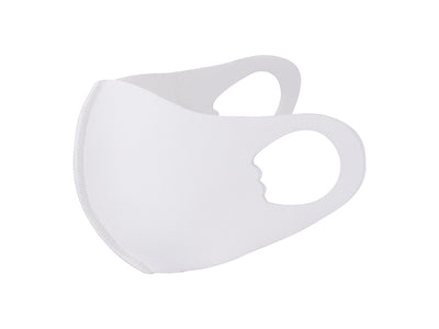 3D Sublimation Kids Face Mask White