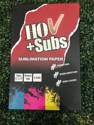 Sublimation Paper (Packs of 100) - HOV+Sub
