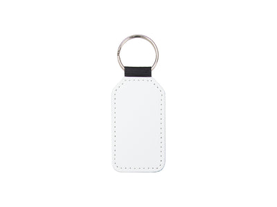 Glitter Faux Leather Barrel Key Chain