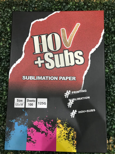 Sublimation Paper (Packs of 100) - HOV+Sub