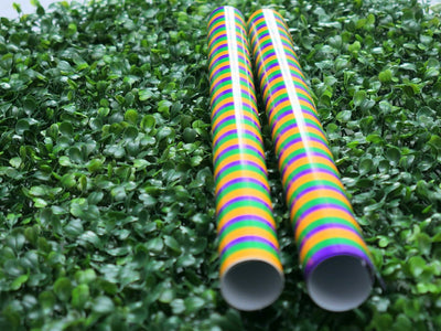 Mardi Gras Stripes Adhesive  Customized Vinyl