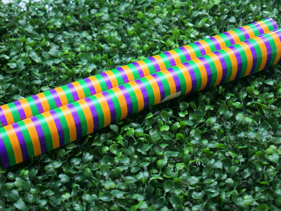 Mardi Gras Stripes Adhesive  Customized Vinyl